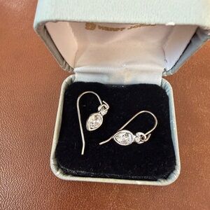 Stunning Silver Crystal Earrings